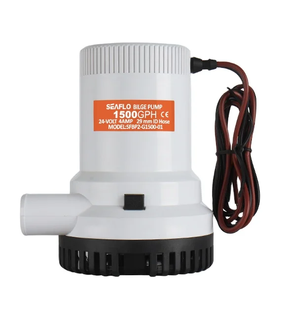 SEAFLO 12V DC 1500GPH Small Mini Specification of Submersible Water Pump
SEAFLO 12V DC 1500GPH Small Mini Specification of Submersible Water Pump