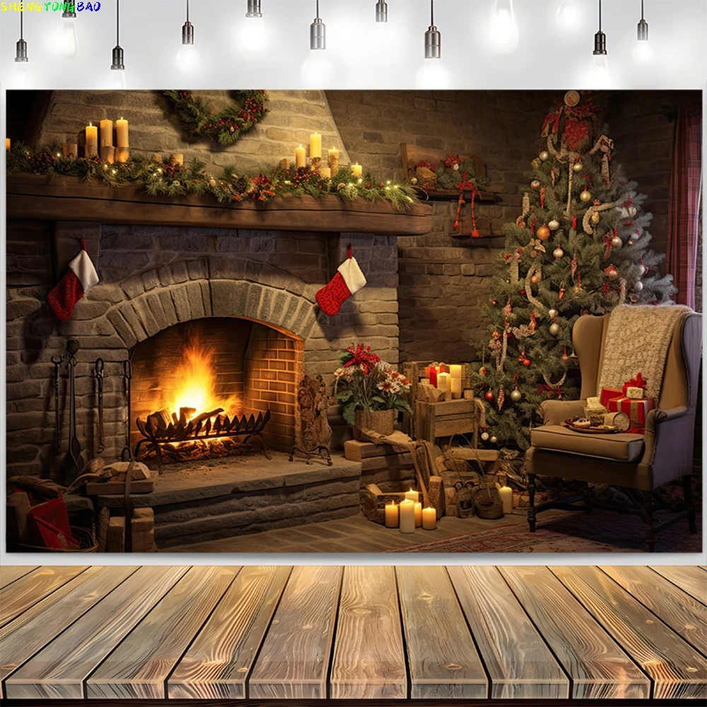 Festive New Year Background Homely Atmosphere Fireplace With Christmas Tree Presents Wreath Archway Photography Backdrops DC-24
Festive New Year Background Homely Atmosphere Fireplace With Christmas Tree Presents Wreath Archway Photography Backdrops DC-24