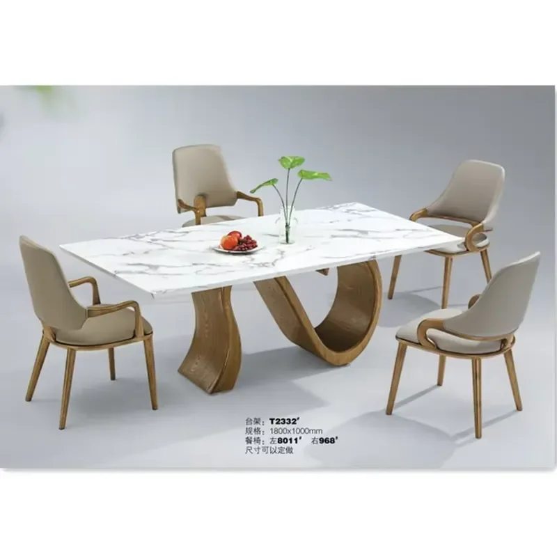 Modern Style Solid Wood Dining Room Furniture Many Seats Dining Table With Chair Sets
Modern Style Solid Wood Dining Room Furniture Many Seats Dining Table With Chair Sets