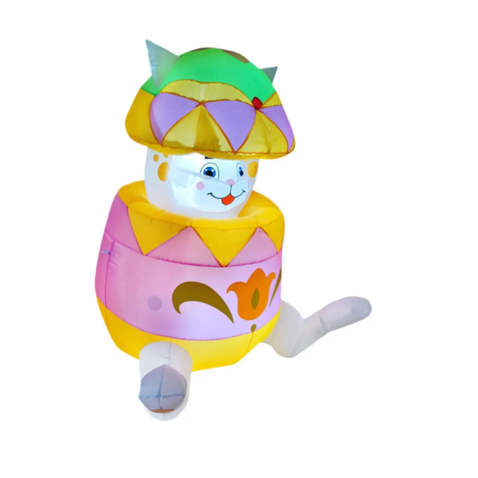 Надувное пасхальное украшение для улицы, милое, со встроенной LED-подсветкой, декор в виде кролика и пасхального яйца для вечеринок, для дома и улицы, для двора
Надувное пасхальное украшение для улицы, милое, со встроенной LED-подсветкой, декор в виде кролика и пасхального яйца для вечеринок, для дома и улицы, для двора