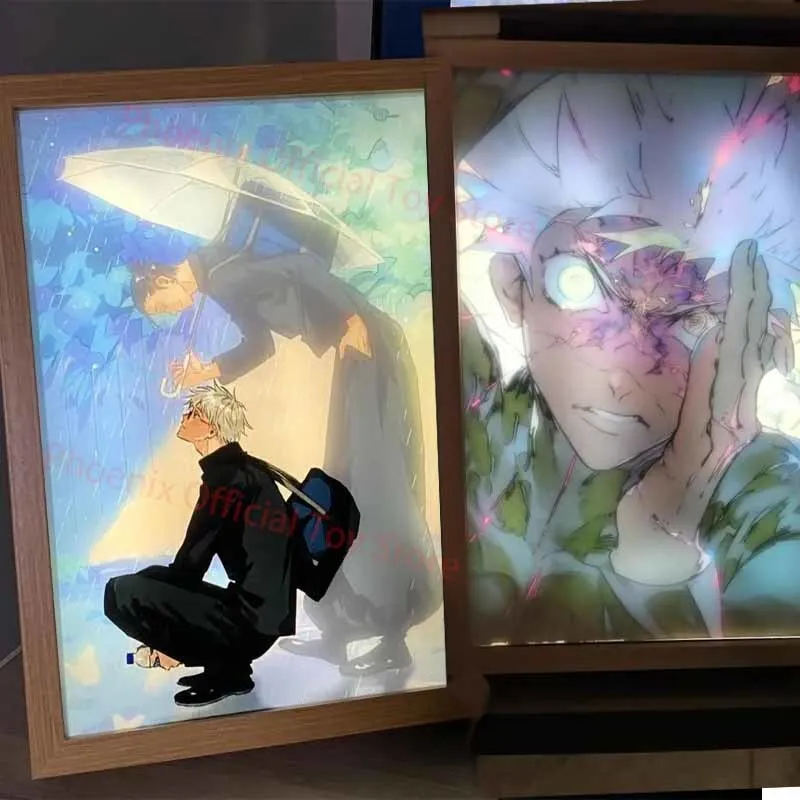 Gojo Satoru LED Light Painting Cartoon Jujutsu Kaisen Ryomen Sukuna Night Lights Anime Photo Frame Lamp Toy Desk Decor Gift
Gojo Satoru LED Light Painting Cartoon Jujutsu Kaisen Ryomen Sukuna Night Lights Anime Photo Frame Lamp Toy Desk Decor Gift