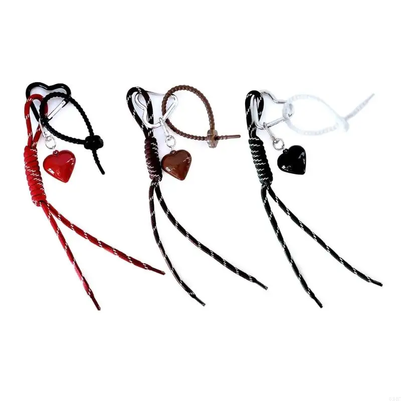 634C Fashion Keyholders Lovely Heart Keychain Creative Bag Charm Backpack Handbag Pendant Ornaments Braided Rope Keyrings
634C Fashion Keyholders Lovely Heart Keychain Creative Bag Charm Backpack Handbag Pendant Ornaments Braided Rope Keyrings