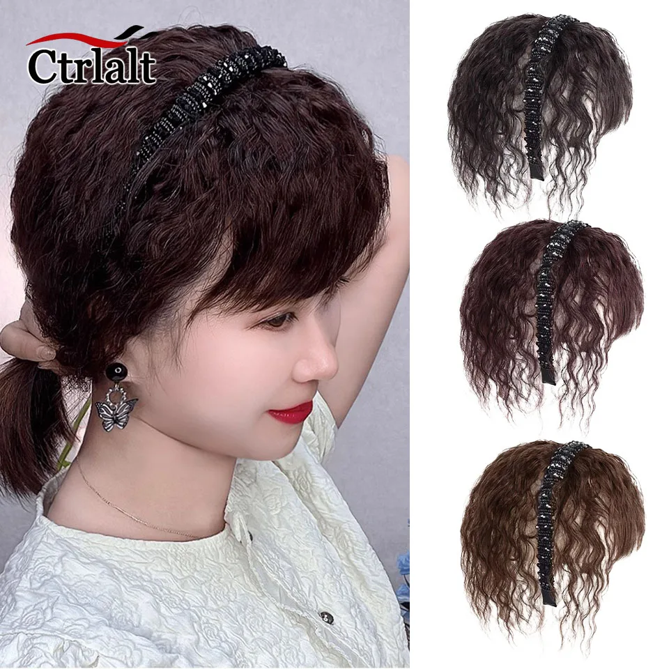 Synthetic Afro Kinky Curly Hair Toppers with Headband Clips In Hair Toupee With Bangs Hair Topper Increase Hair Volume
Synthetic Afro Kinky Curly Hair Toppers with Headband Clips In Hair Toupee With Bangs Hair Topper Increase Hair Volume