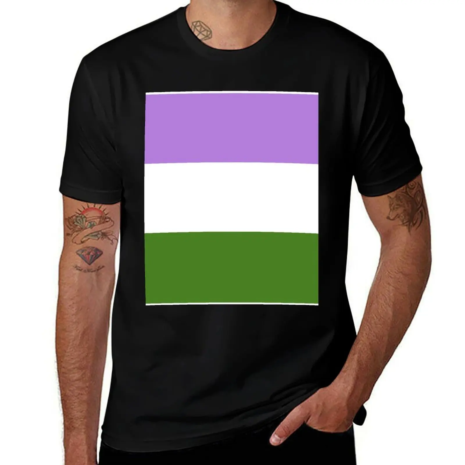 Queer / Genderqueer Pride Flag T-Shirt oversizeds Funny t-shirts summer shirt designer t shirt men
Queer / Genderqueer Pride Flag T-Shirt oversizeds Funny t-shirts summer shirt designer t shirt men