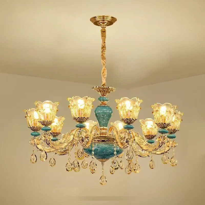 KARLOS European Luxury Crystal Chandelier LED American Living Room Restaurant Bedroom Villa Hotel Clothing Store Pendent Lamp
KARLOS European Luxury Crystal Chandelier LED American Living Room Restaurant Bedroom Villa Hotel Clothing Store Pendent Lamp