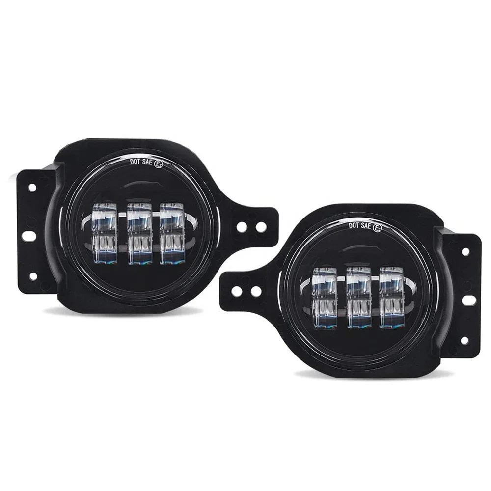 4 Inch Round Sport LED Fog Lights Compatible with 2018 2019 2020 Jeep Wrangler JL JLU with Mounting Bracket
4 Inch Round Sport LED Fog Lights Compatible with 2018 2019 2020 Jeep Wrangler JL JLU with Mounting Bracket