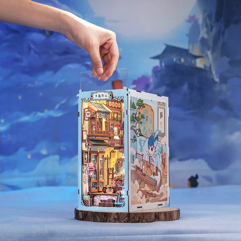 In stock Three dimensional book assembling book standing diy house model birthday gift China-Chic art decoration
In stock Three dimensional book assembling book standing diy house model birthday gift China-Chic art decoration