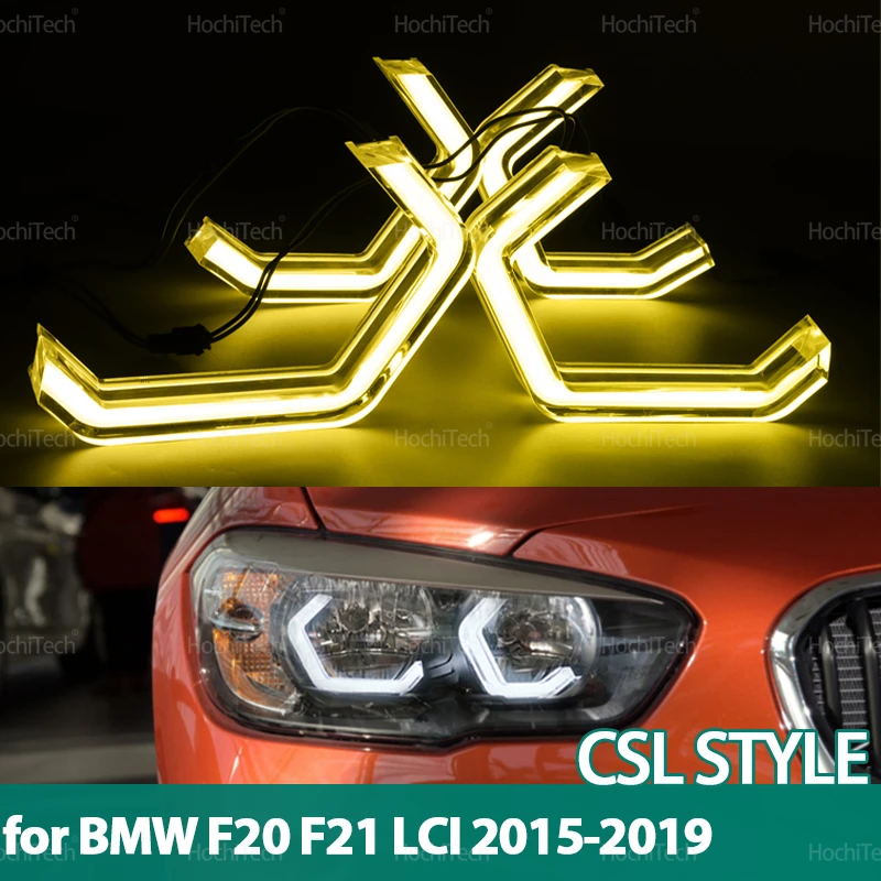 For BMW 1 Series F20 F21 LCI 2015-2019 Lemon Yellow CSL Style M4 Style Super Bright LED Angel Eyes Ring White Lamp DRL
For BMW 1 Series F20 F21 LCI 2015-2019 Lemon Yellow CSL Style M4 Style Super Bright LED Angel Eyes Ring White Lamp DRL