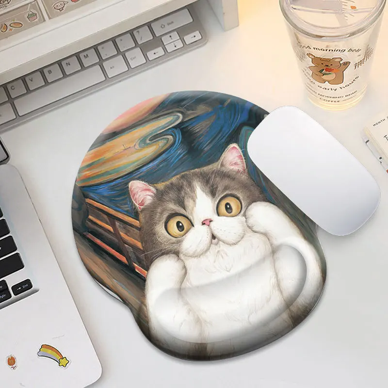 Ergonomic Hand Support Mousepad Cute Cats Mouse Pad Gaming Accessories Pad Office Keyboard Non-Slip Office Durable Mat
Ergonomic Hand Support Mousepad Cute Cats Mouse Pad Gaming Accessories Pad Office Keyboard Non-Slip Office Durable Mat