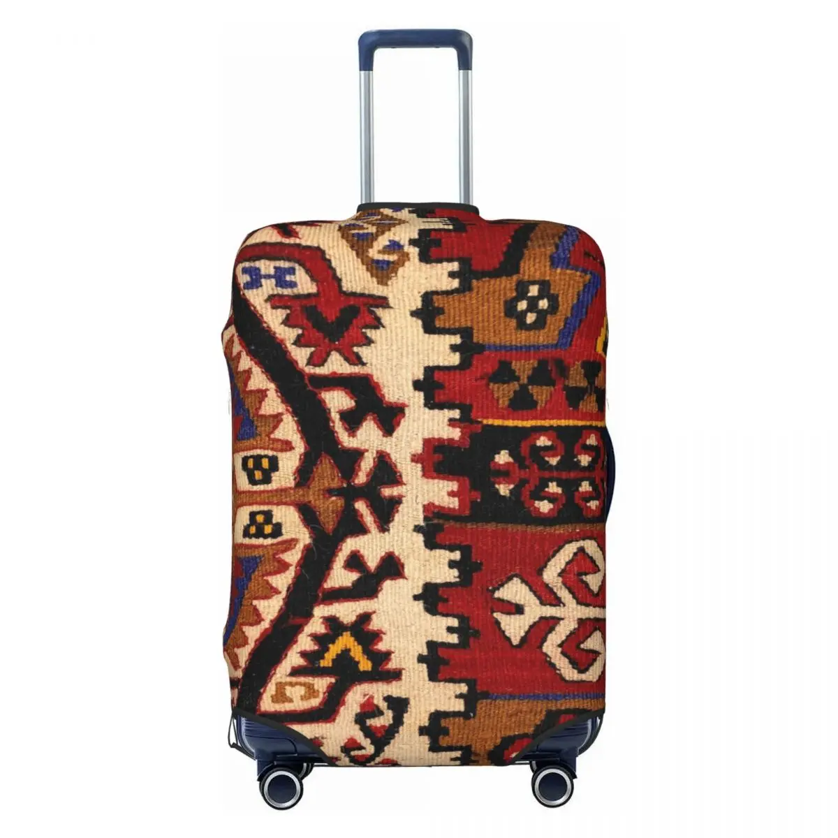 Boho Turkish Kilim Navaho Weave Woven Textile Travel Luggage Cover Washable Persian Tribal Ethnic Art Suitcase Cover Protector
Boho Turkish Kilim Navaho Weave Woven Textile Travel Luggage Cover Washable Persian Tribal Ethnic Art Suitcase Cover Protector