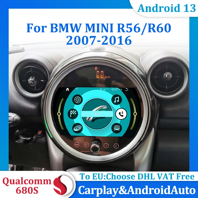 GPS Navigation Android 13 Radio Screen Car Multimedia DVD Player Stereo For BMW Mini Cooper R56 R57 R58 R60 2007-2016 Carplay 4G
GPS Navigation Android 13 Radio Screen Car Multimedia DVD Player Stereo For BMW Mini Cooper R56 R57 R58 R60 2007-2016 Carplay 4G