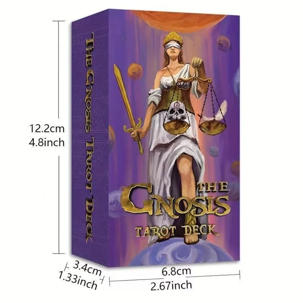 The Gnosis Tarot Deck 78 Tarot Cards with Guidebook Unique Mystical Mythological Art Style, 12*7cmDurable Oracle Cards
The Gnosis Tarot Deck 78 Tarot Cards with Guidebook Unique Mystical Mythological Art Style, 12*7cmDurable Oracle Cards