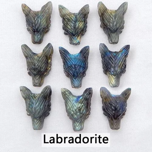 Customized Jewelry 1Pcs Natural Stone Handmade Animal Wolf Head Fashion Jewelry Pendant Bead 23mm
Customized Jewelry 1Pcs Natural Stone Handmade Animal Wolf Head Fashion Jewelry Pendant Bead 23mm
