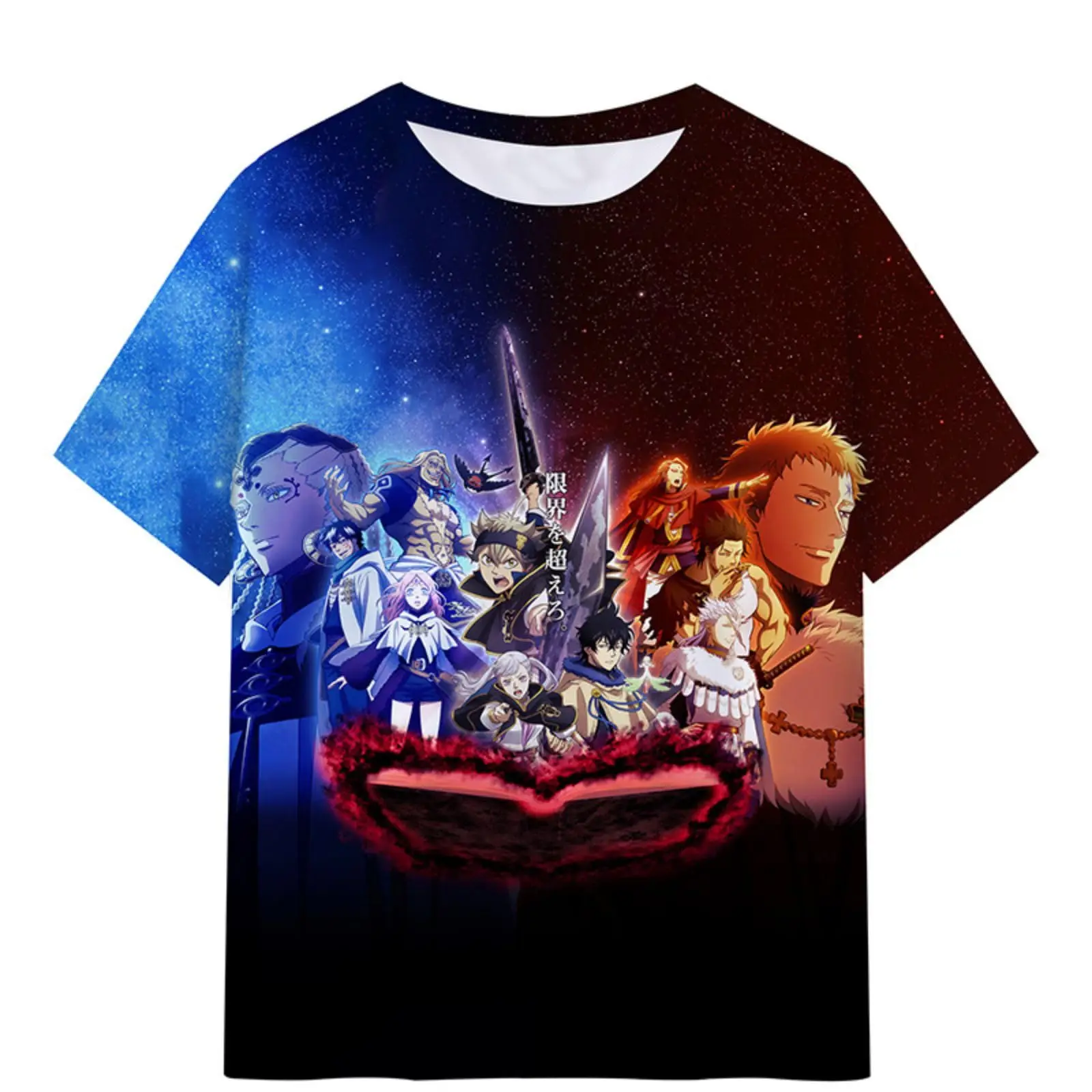 Men's T-Shirt 3D Printed Anime Neutral T-Shirt Black Clover Summer Street Fashion Man Women Short Sleeve
Men's T-Shirt 3D Printed Anime Neutral T-Shirt Black Clover Summer Street Fashion Man Women Short Sleeve