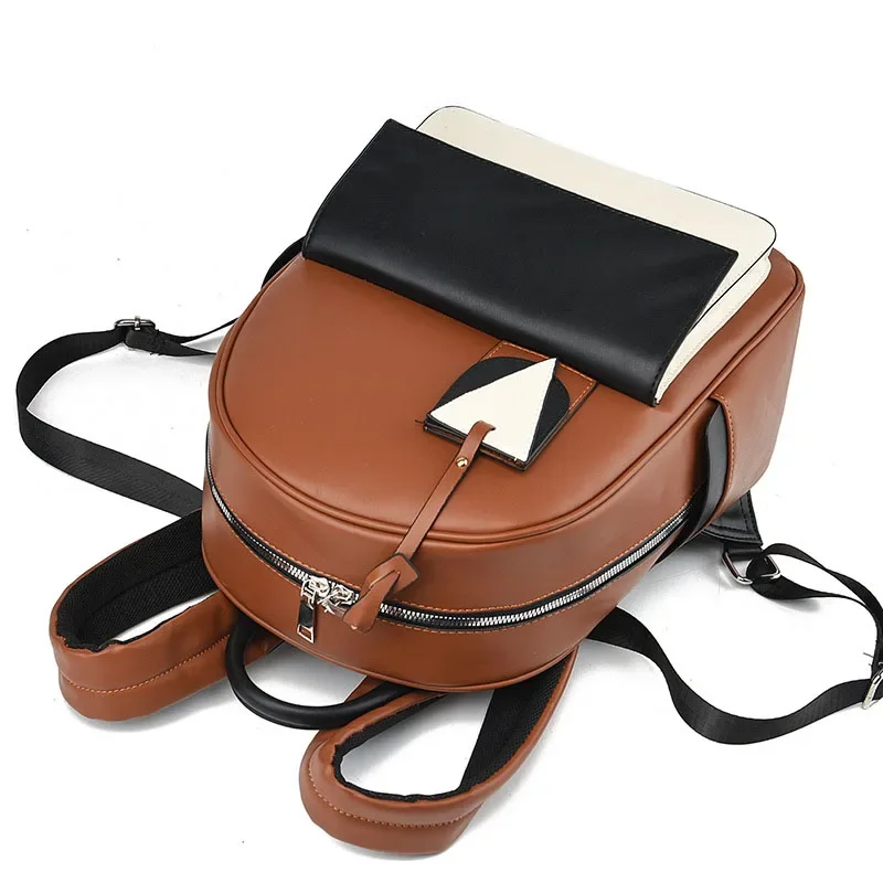 Women Backpack School PU Leather Patchwork Casual Multifunctional College Bag Large Capacity Shoulder Bags Travel Tote Backpacks
Women Backpack School PU Leather Patchwork Casual Multifunctional College Bag Large Capacity Shoulder Bags Travel Tote Backpacks
