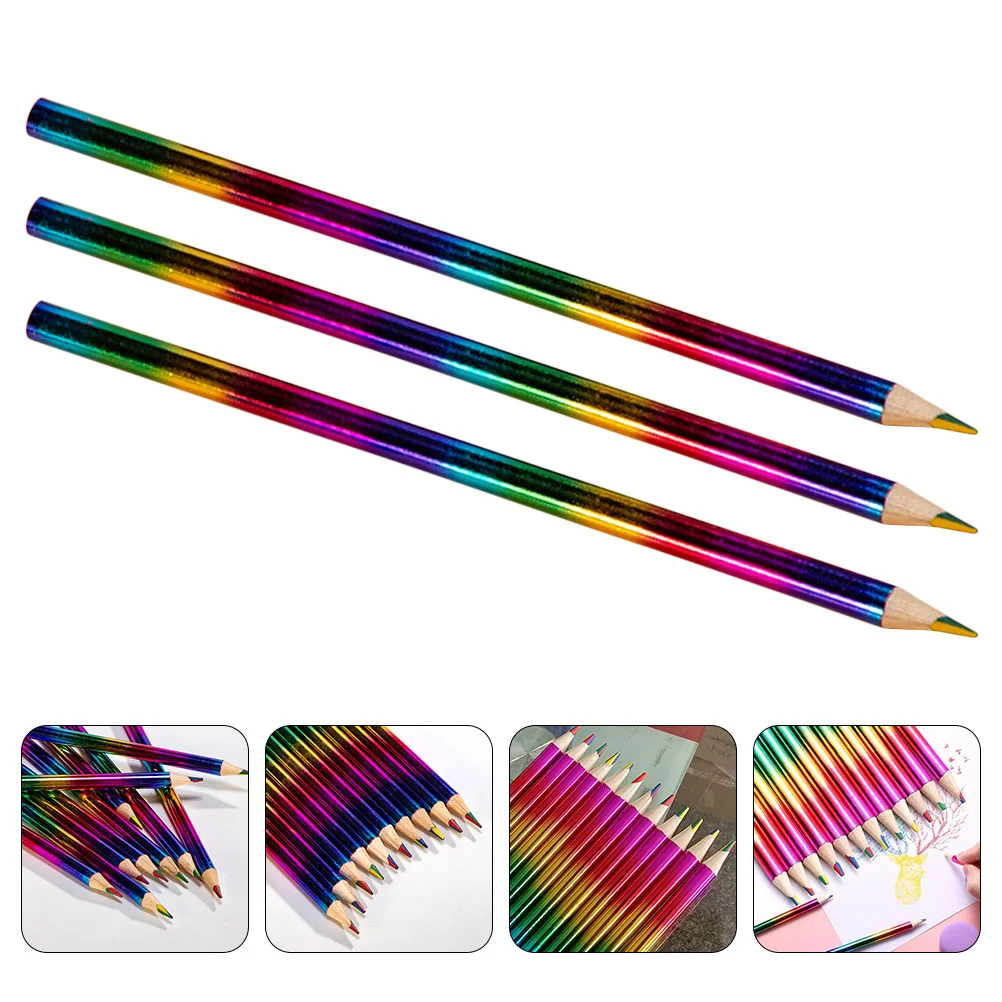 12Pcs Colored Pencils Rainbow Core Drawing Pens for Artists Lightweight Safe Material Student Gift Set
12Pcs Colored Pencils Rainbow Core Drawing Pens for Artists Lightweight Safe Material Student Gift Set