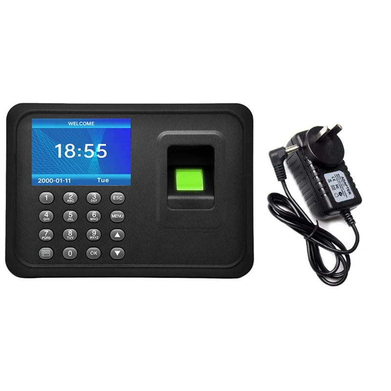 Black Attendance Machine Biometric Attendance System 1000 Fingerprint Capacity Support USB Driver Download AU Plug
Black Attendance Machine Biometric Attendance System 1000 Fingerprint Capacity Support USB Driver Download AU Plug