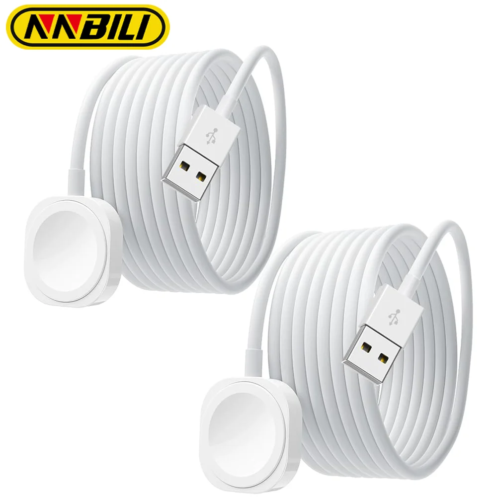 NNBILI 2Pack Watch Charger USB Magnetic iWatch Fast Charging Compatible with iWatch Ultra2/Ultra/Series9/8/7/6/SE/SE2/5/4/3/2/1
NNBILI 2Pack Watch Charger USB Magnetic iWatch Fast Charging Compatible with iWatch Ultra2/Ultra/Series9/8/7/6/SE/SE2/5/4/3/2/1