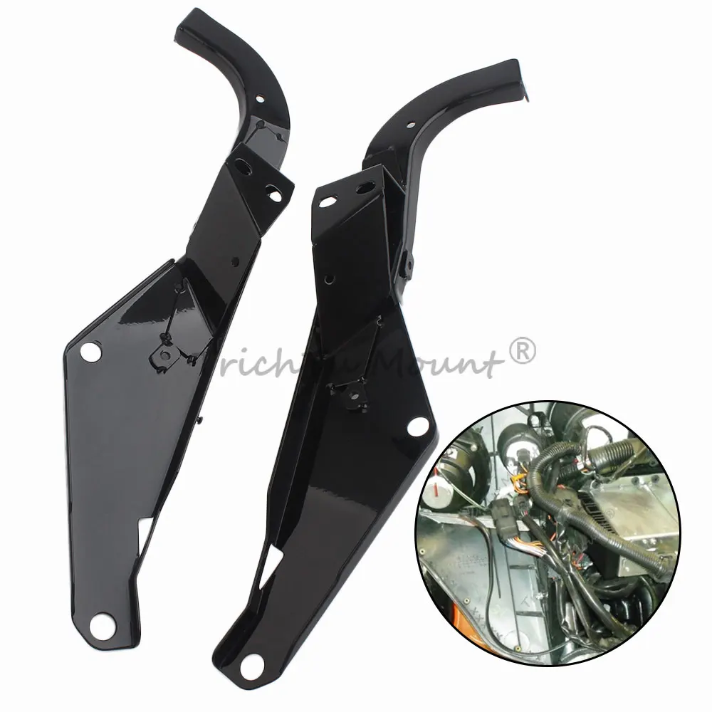 1 Pair Batwing Bracket Fairing Support Steel Mount Bracket Holder For Harley Touring Electra Street Glide 1996-2013
1 Pair Batwing Bracket Fairing Support Steel Mount Bracket Holder For Harley Touring Electra Street Glide 1996-2013