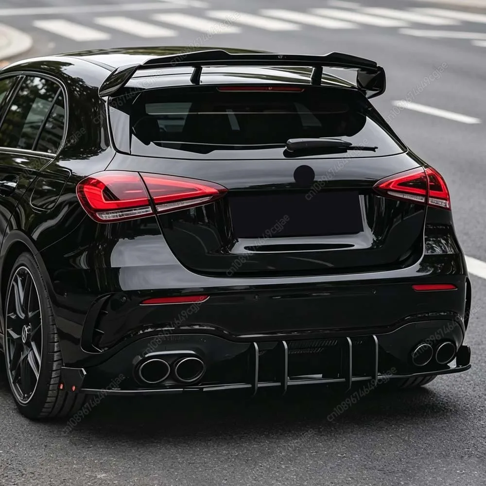 Maxton Style Rear Bumper Lip Diffuser Spoiler Shark Fin For Mercedes Benz A Class W177 A35 A45 AMG 2018-2023 Hatchback Body Kits
Maxton Style Rear Bumper Lip Diffuser Spoiler Shark Fin For Mercedes Benz A Class W177 A35 A45 AMG 2018-2023 Hatchback Body Kits