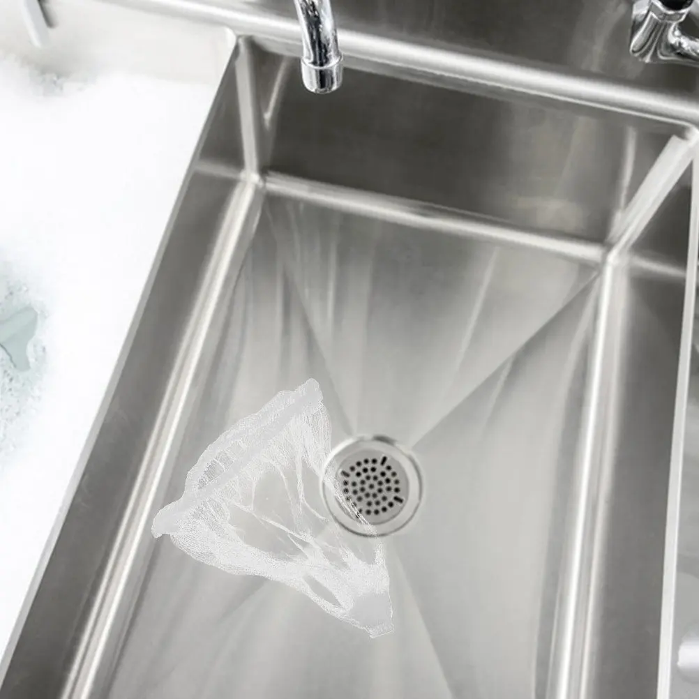 200Pcs Disposable Kitchen Sink Strainer Bags Elastic Mesh Filter Screen Anti-Clogging Food Waste Catcher Sink Drain Filter Mesh
200Pcs Disposable Kitchen Sink Strainer Bags Elastic Mesh Filter Screen Anti-Clogging Food Waste Catcher Sink Drain Filter Mesh