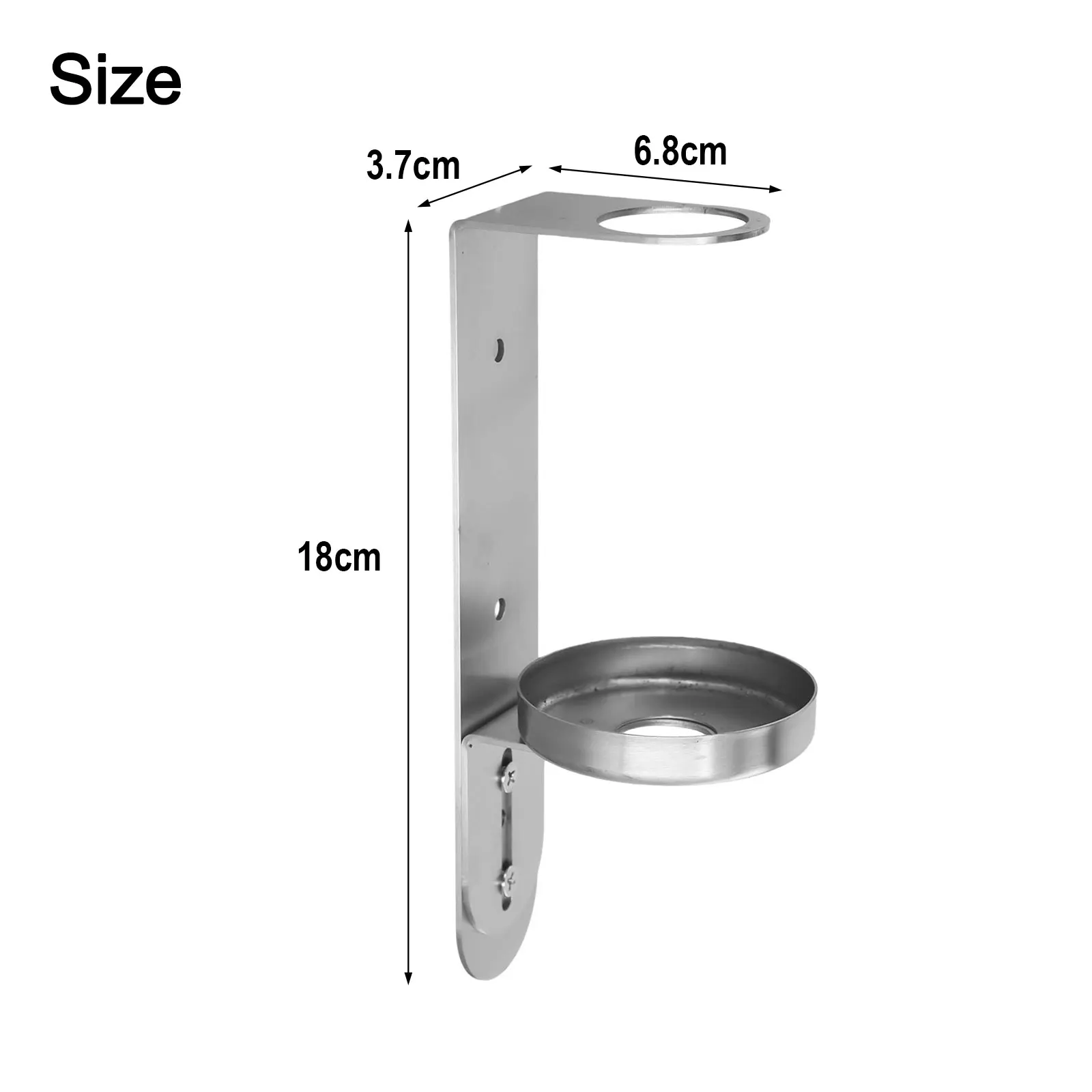 Bathroom Shower Room Wall Mounted Soap Dispenser Versatile Usage Polished Chrome Bracket Practical And Space-saving
Bathroom Shower Room Wall Mounted Soap Dispenser Versatile Usage Polished Chrome Bracket Practical And Space-saving