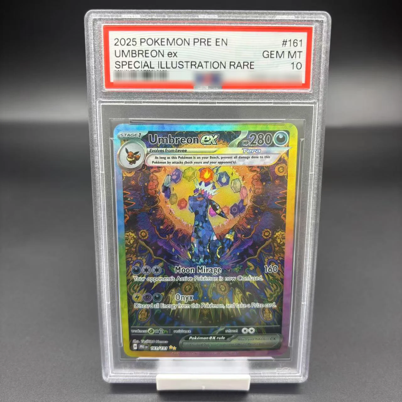 2025 PTCG Umbreon Ex Sv8A 10Points English Rating Card Diy Eevee Japanese Copy Version Classic Anime Collection Cards Gift Toys
2025 PTCG Umbreon Ex Sv8A 10Points English Rating Card Diy Eevee Japanese Copy Version Classic Anime Collection Cards Gift Toys