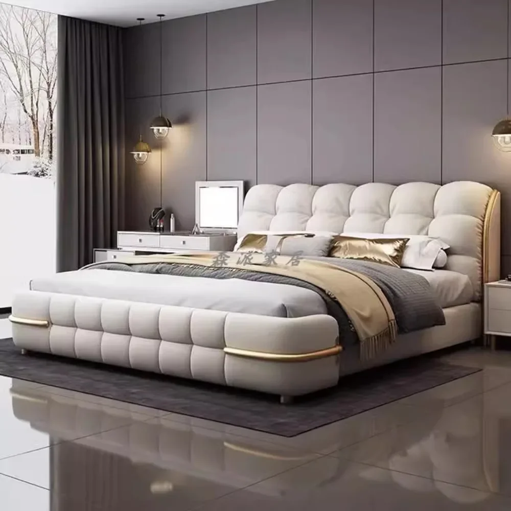 Elegant Queen Size Bed Organizer Trendy Nightstands Ideal Cozy Home Furnishing Chic Bedroom Aesthetic Cama Casal Home Decoration
Elegant Queen Size Bed Organizer Trendy Nightstands Ideal Cozy Home Furnishing Chic Bedroom Aesthetic Cama Casal Home Decoration