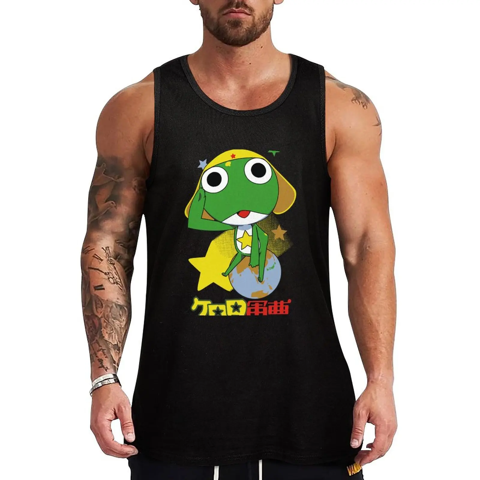 Sgt. Keroro Tank Top Men's fitness t-shirt summer Men's tops best selling products anime clothes
Sgt. Keroro Tank Top Men's fitness t-shirt summer Men's tops best selling products anime clothes