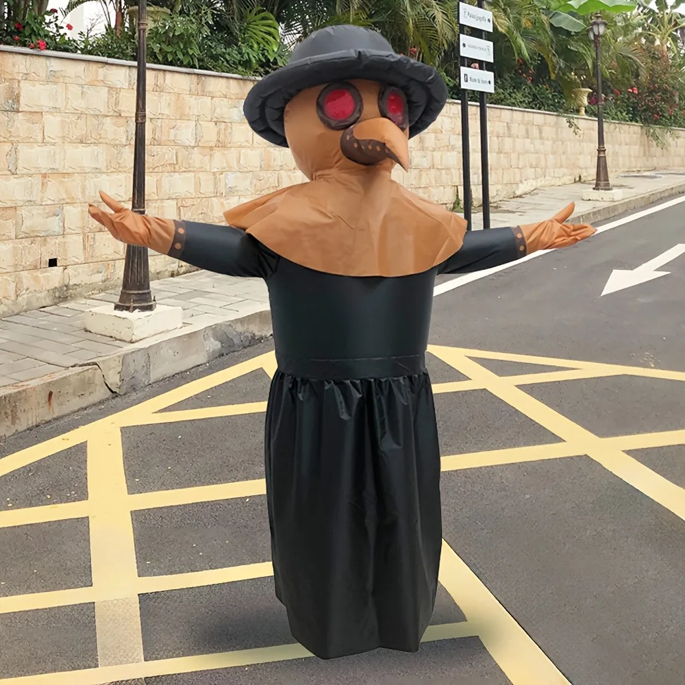 Funny Inflatable Plague Doctor Costume with Bird Beak Mask - Perfect for Halloween Christmas And Parties
Funny Inflatable Plague Doctor Costume with Bird Beak Mask - Perfect for Halloween Christmas And Parties