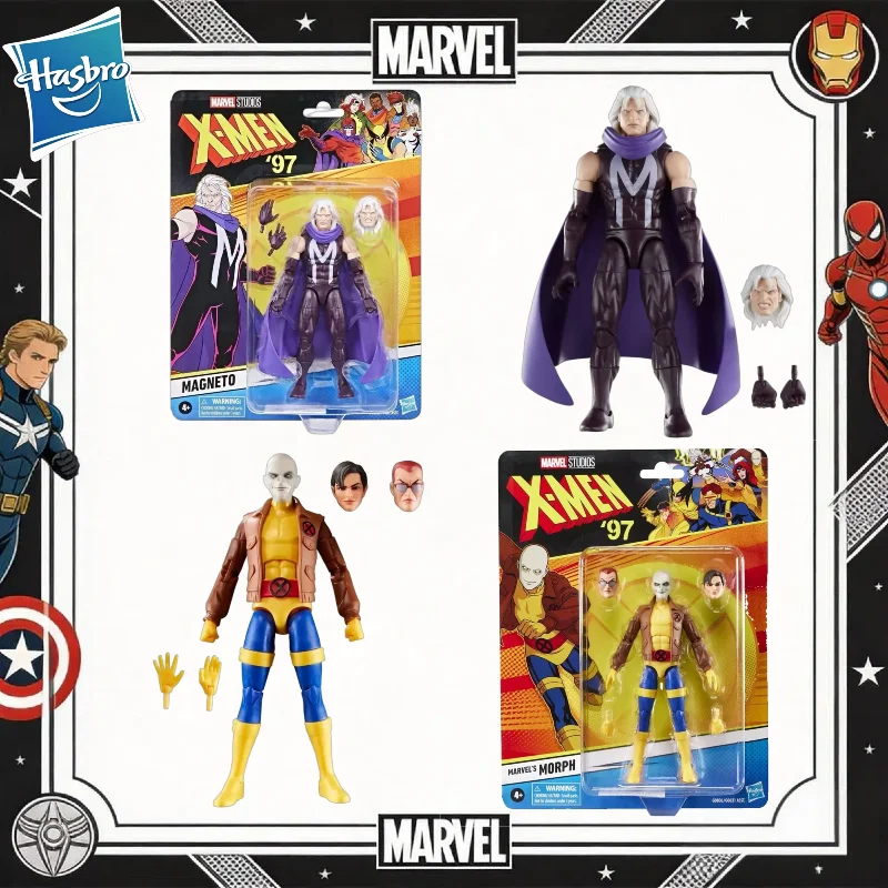 【IN STOCK】Hasbro Marvel Legends X-Men '97 Morph & Magneto 6-inch (15cm) Action Figure Set, Collectible Model Toy Gift
【IN STOCK】Hasbro Marvel Legends X-Men '97 Morph & Magneto 6-inch (15cm) Action Figure Set, Collectible Model Toy Gift