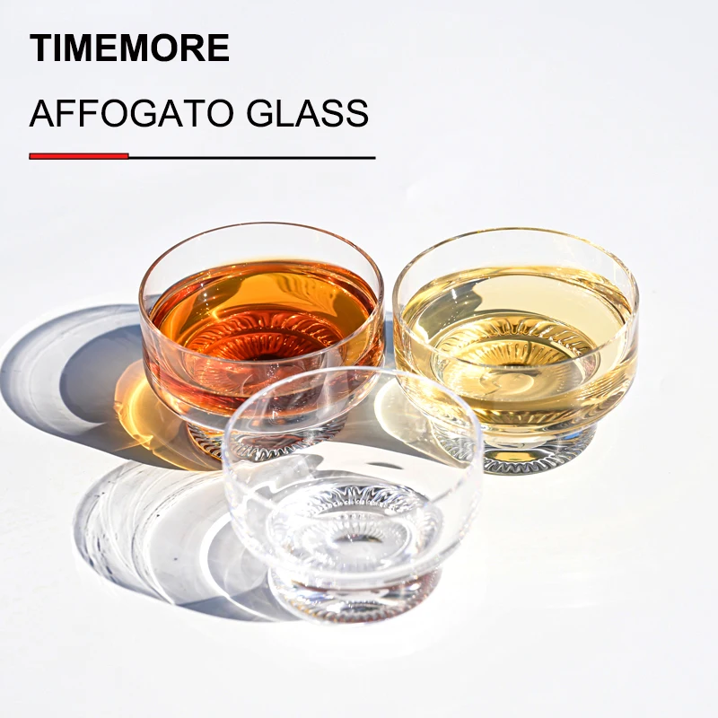 TIMEMORE Affogato Glass Cup High - Borosilicate Heat - Resistant Ergonomic 110ml for Coffee Juice Tea, Ideal for Home & Café 
TIMEMORE Affogato Glass Cup High - Borosilicate Heat - Resistant Ergonomic 110ml for Coffee Juice Tea, Ideal for Home & Café