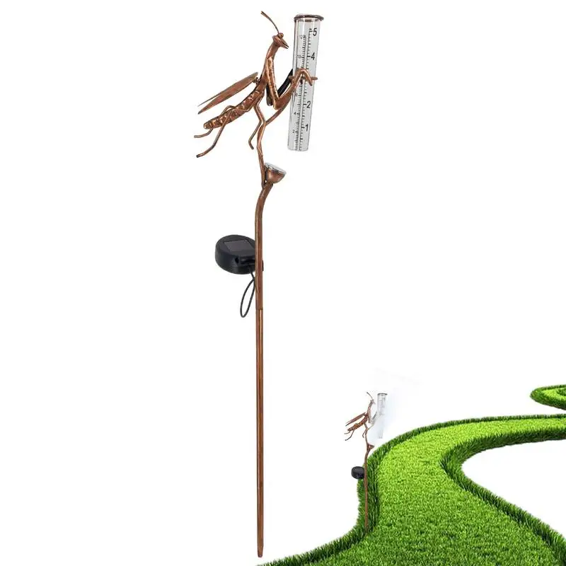 Decorative Rain Gauges Waterproof 2 In 1 Rain Gauge LED Lights Multi-Functional Decorative Rain Gauge Mantis Shape Rain Measure
Decorative Rain Gauges Waterproof 2 In 1 Rain Gauge LED Lights Multi-Functional Decorative Rain Gauge Mantis Shape Rain Measure