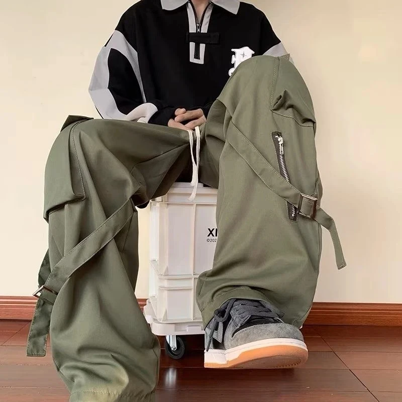 Vintage New Multi-Pocket Loose Straight Overall Ins Tide Brand American Vibe Streetwear Men Loose Versatile Assault Mop Pant
Vintage New Multi-Pocket Loose Straight Overall Ins Tide Brand American Vibe Streetwear Men Loose Versatile Assault Mop Pant