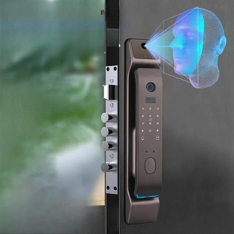 'Smart Face ID Lock 3D Face Recognition Door Lock Work With WIFI APP Remote Unlock Capture Photo
'Smart Face ID Lock 3D Face Recognition Door Lock Work With WIFI APP Remote Unlock Capture Photo