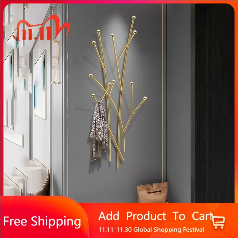 Golden Wall Mount Clothes Rack Metal Minimalist Hall Entrance Clothes Stand Nordic Hangers Burro Ropa Perchero Home Eccessories
Golden Wall Mount Clothes Rack Metal Minimalist Hall Entrance Clothes Stand Nordic Hangers Burro Ropa Perchero Home Eccessories