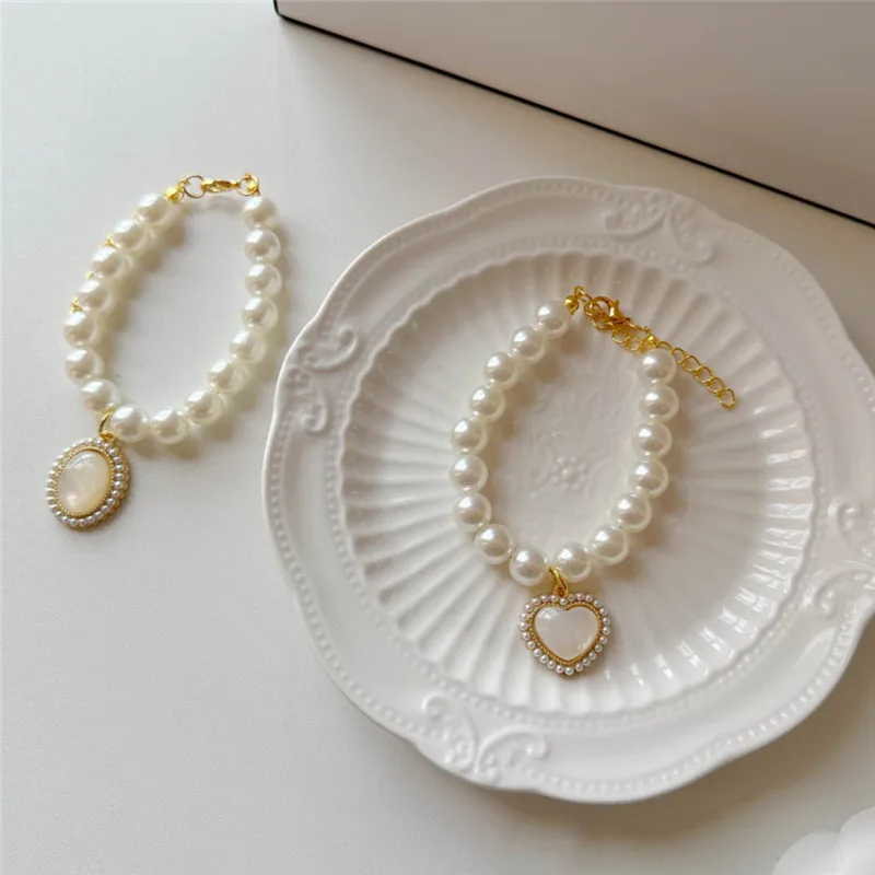 New Pet Collar Pearl Love Necklace Cat Jewelry Cute Collar Puppy Accessories Dog Chain Chihuahua Wedding Jewelry Stuff
New Pet Collar Pearl Love Necklace Cat Jewelry Cute Collar Puppy Accessories Dog Chain Chihuahua Wedding Jewelry Stuff