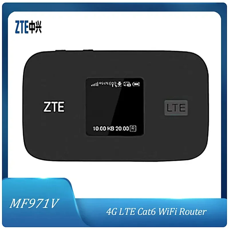 Original ZTE MF971V LTE Cat6 Mobile WiFi Hotspot 300Mbps Cat6 WiFi Router 4G LTE
Original ZTE MF971V LTE Cat6 Mobile WiFi Hotspot 300Mbps Cat6 WiFi Router 4G LTE