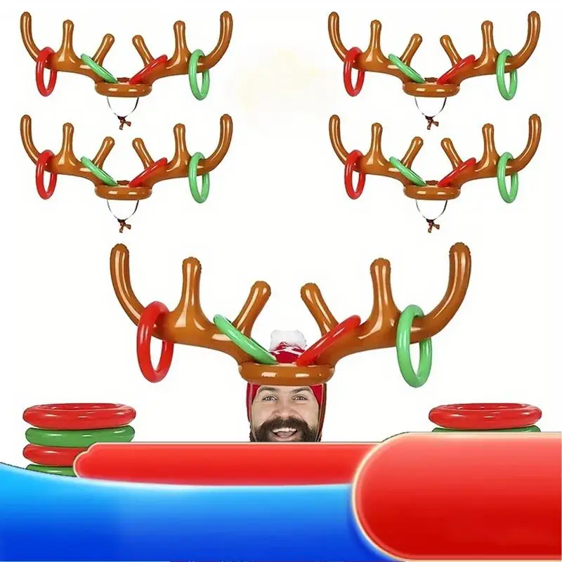 Reindeer Antler Hat Ring Game Children's Gift Christmas Family Game Toy New Year Decoration-X65A
Reindeer Antler Hat Ring Game Children's Gift Christmas Family Game Toy New Year Decoration-X65A