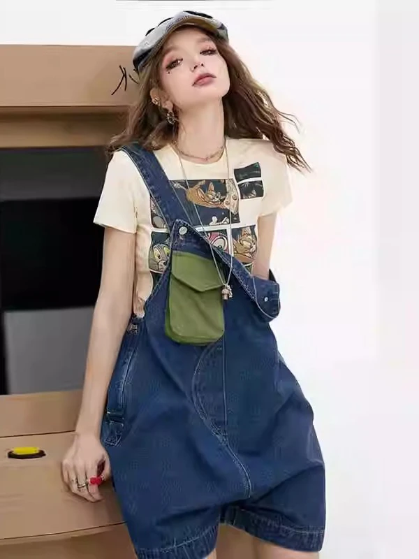 Винтажные джинсовые комбинезоны, женские летние свободные брюки больших размеров, хлопковые брюки с высокой талией, высококачественный модный дизайн Agel
Винтажные джинсовые комбинезоны, женские летние свободные брюки больших размеров, хлопковые брюки с высокой талией, высококачественный модный дизайн Agel