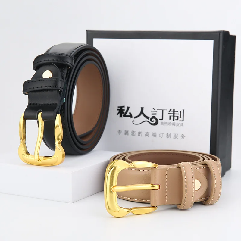 Luxury Belt Women's Jeans Fashion Decoration Thin Belt Genuine Leather Ins Style Simple Black Belt Fashion
Luxury Belt Women's Jeans Fashion Decoration Thin Belt Genuine Leather Ins Style Simple Black Belt Fashion