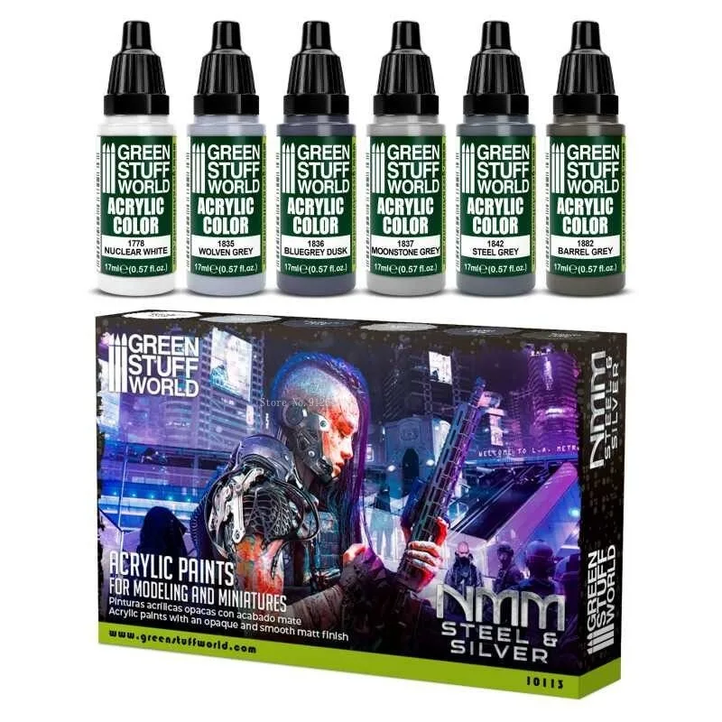 6 Bottles 17ml Boxed Water-based Acrylic Paint Set Painter Drawing Model Painting Graffiti Decorative Airbrush Spray Pigment
6 Bottles 17ml Boxed Water-based Acrylic Paint Set Painter Drawing Model Painting Graffiti Decorative Airbrush Spray Pigment