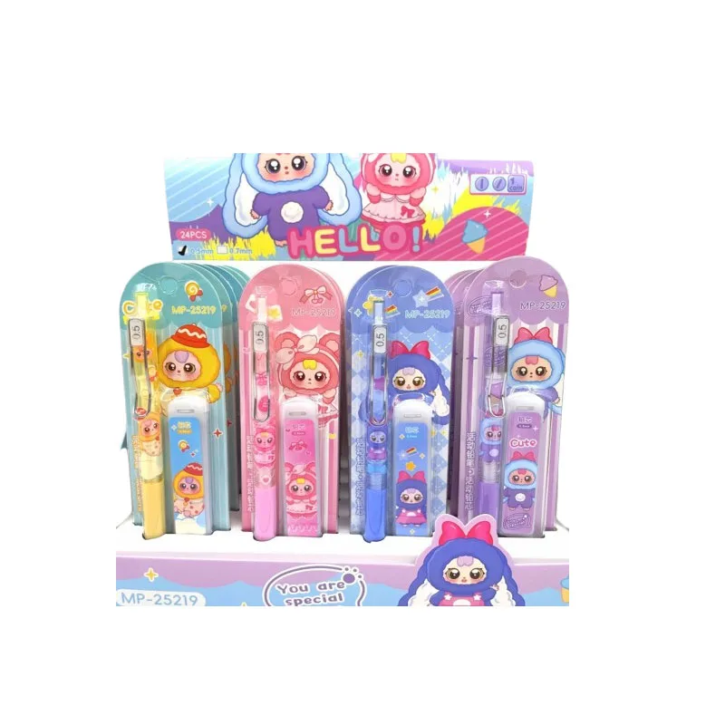 Набор механических карандашей Baby Three (3-6 шт.) с мультяшным дизайном, без необходимости заточки, 0.5 мм, для школьников, канцелярские товары
Набор механических карандашей Baby Three (3-6 шт.) с мультяшным дизайном, без необходимости заточки, 0.5 мм, для школьников, канцелярские товары