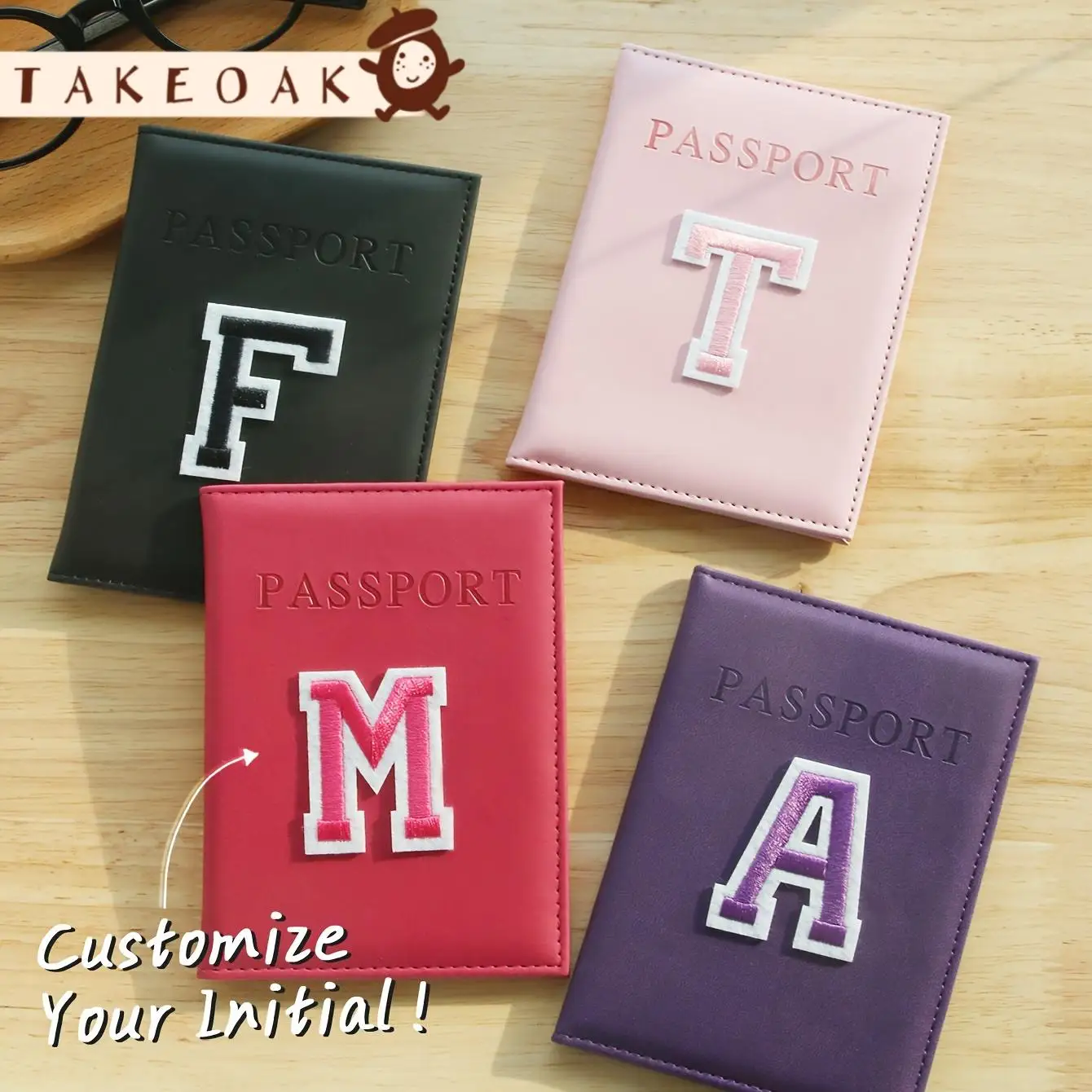 Personalized Custom Varsity Alphabet Embroidery Initial Leather Passport Wallet Travel Passport Holder Custom Monogram Gift
Personalized Custom Varsity Alphabet Embroidery Initial Leather Passport Wallet Travel Passport Holder Custom Monogram Gift