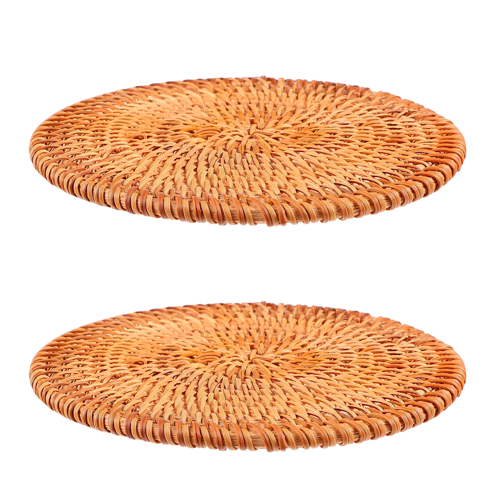 2pcs Rattan Drinks Coasters Woven Trivets For Farmhouse Boho Tea Cup Mat Round Braided Placemats For Dining Decoration
2pcs Rattan Drinks Coasters Woven Trivets For Farmhouse Boho Tea Cup Mat Round Braided Placemats For Dining Decoration