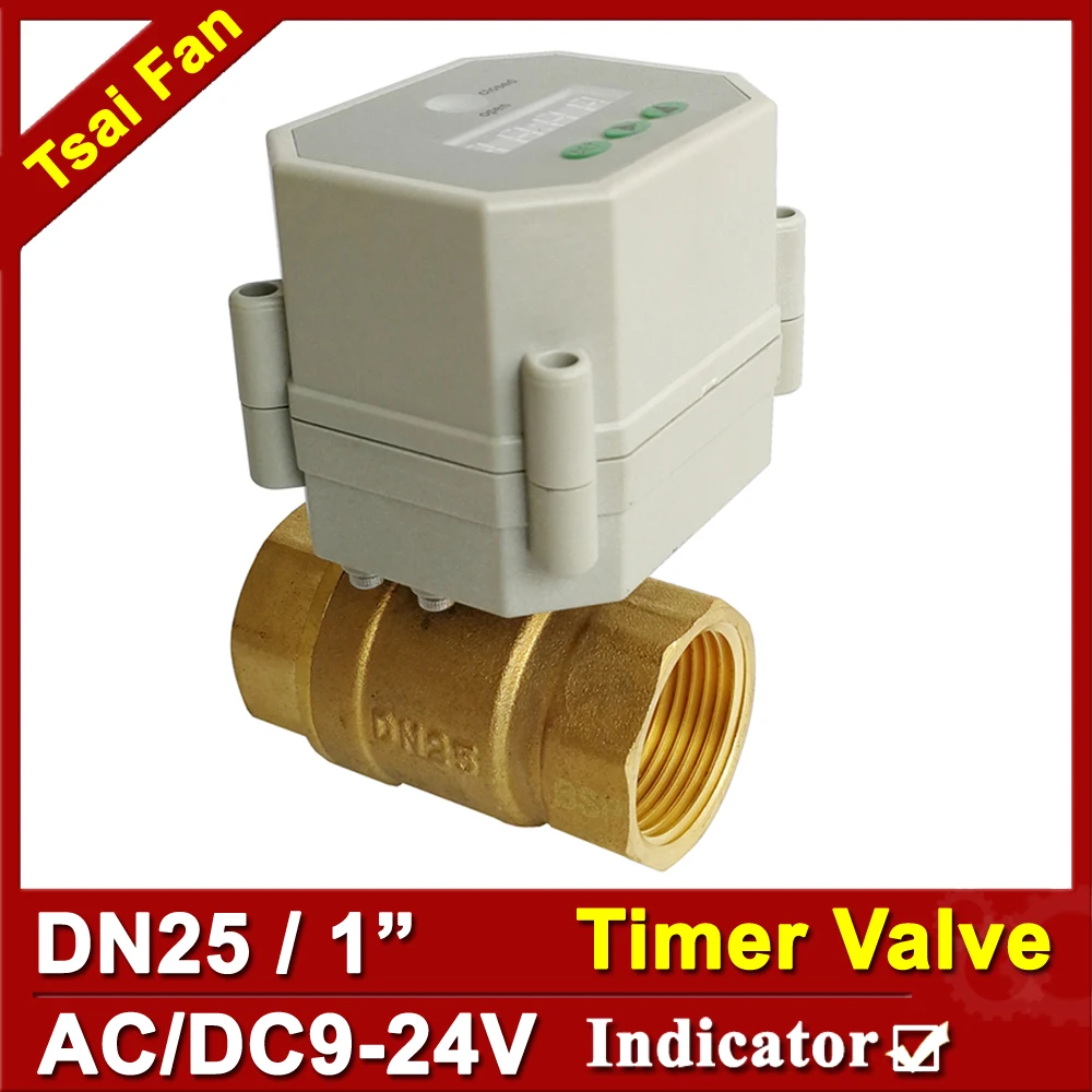 1'' electric timer control valve full port, AC/DC9-24V electric valve for with timer function for Drain water, irrigation
1'' electric timer control valve full port, AC/DC9-24V electric valve for with timer function for Drain water, irrigation