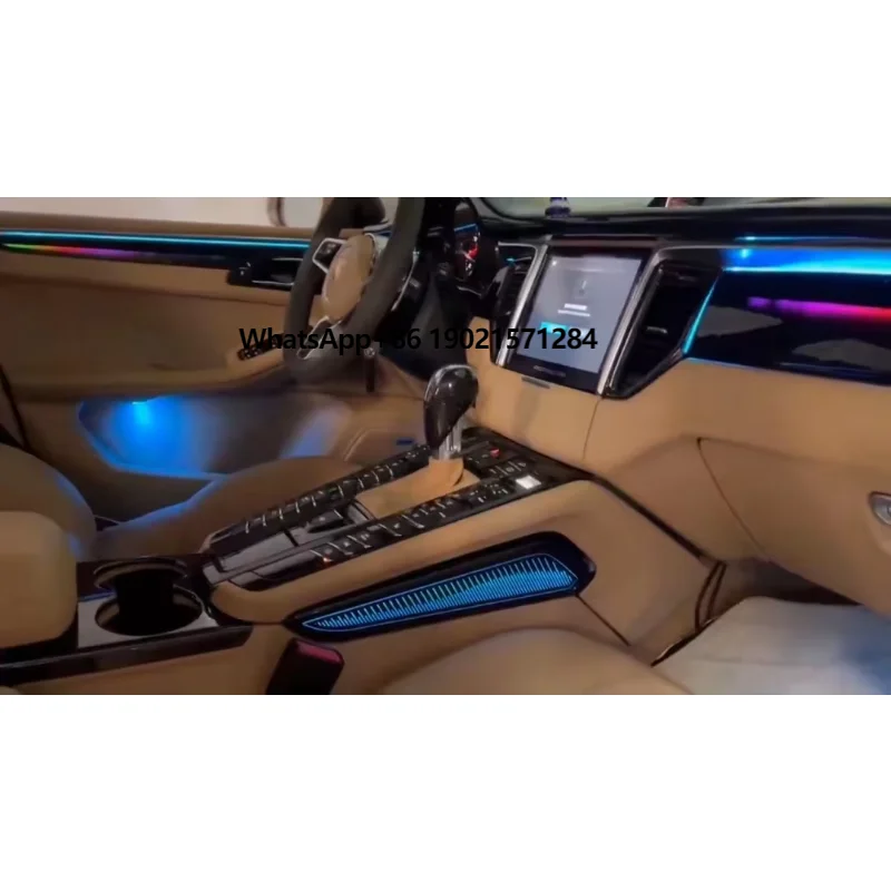 Auto Lighting System Car Ambient Lights Multicolor Atmosphere Led Lamp and Speaker Covers for Porsche Macan 2014-2024 Year
Auto Lighting System Car Ambient Lights Multicolor Atmosphere Led Lamp and Speaker Covers for Porsche Macan 2014-2024 Year