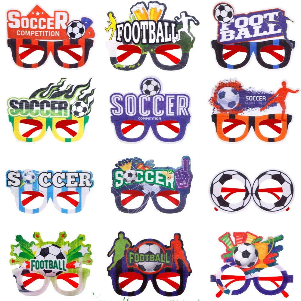 12Pcs Cute Felt Soccer Glasses Frames Football Theme Party Supplies Fan Cheering Photo Props Kids Adult Decor Gift Favor
12Pcs Cute Felt Soccer Glasses Frames Football Theme Party Supplies Fan Cheering Photo Props Kids Adult Decor Gift Favor