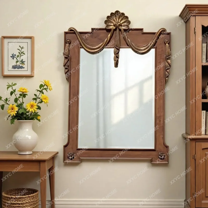 B06 retro carved enigma mirror bathroom mirror wall hanging art fireplace decorative mirror
B06 retro carved enigma mirror bathroom mirror wall hanging art fireplace decorative mirror