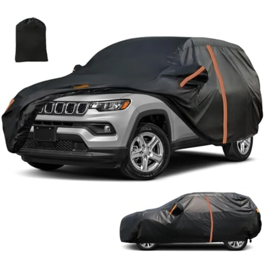 Car Cover for 2007-2025 Jeep Compass All Weather Outdoor SUV Car Covers with Zipper Door Waterproof Windproof Bands Cover Refle
Car Cover for 2007-2025 Jeep Compass All Weather Outdoor SUV Car Covers with Zipper Door Waterproof Windproof Bands Cover Refle